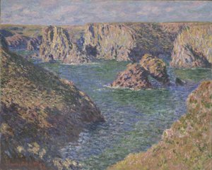 ポートドモワ、ベルアイル、1887 作： Claude Monet